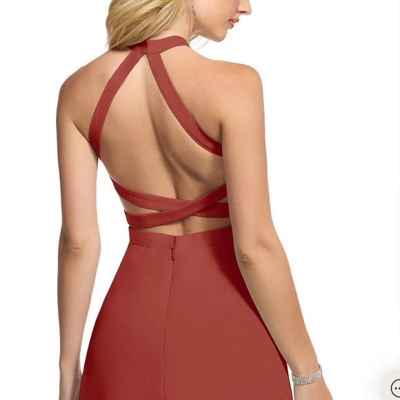 Azazie - Clarice - Terracotta - Size 4/6 - Picture 2 of 6